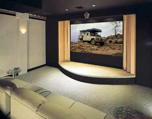 Biggest home projection screen Biggest home projection screen