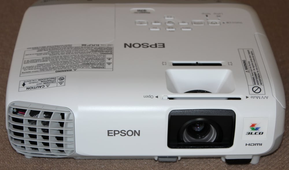 Epson Powerlite 97H Projector Review Hardware Tour Projector Reviews