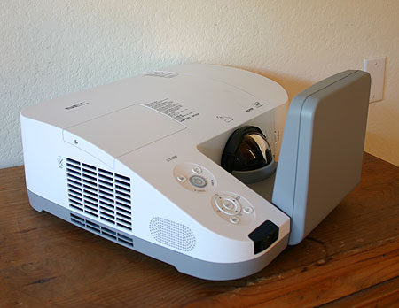 nec projector interactive physical tour specs