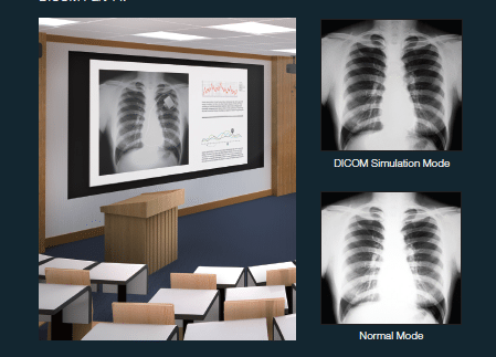DICOM Capable for Teaching / Displaying Medical imaging