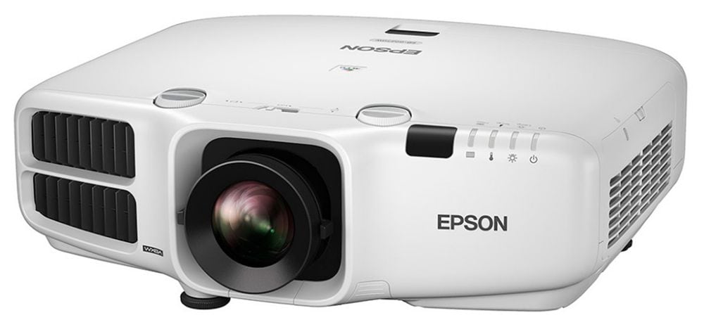 Epson Pro Cinema G6550 WU Projector with 5200 lumens, and white case