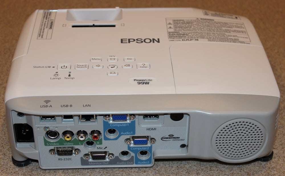 Epson PowerLite 99w Projector Overview