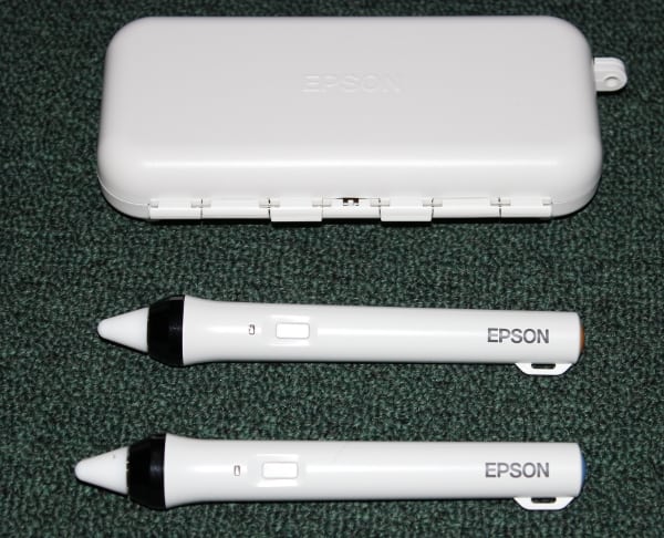 Epson Interactive Pens and Case