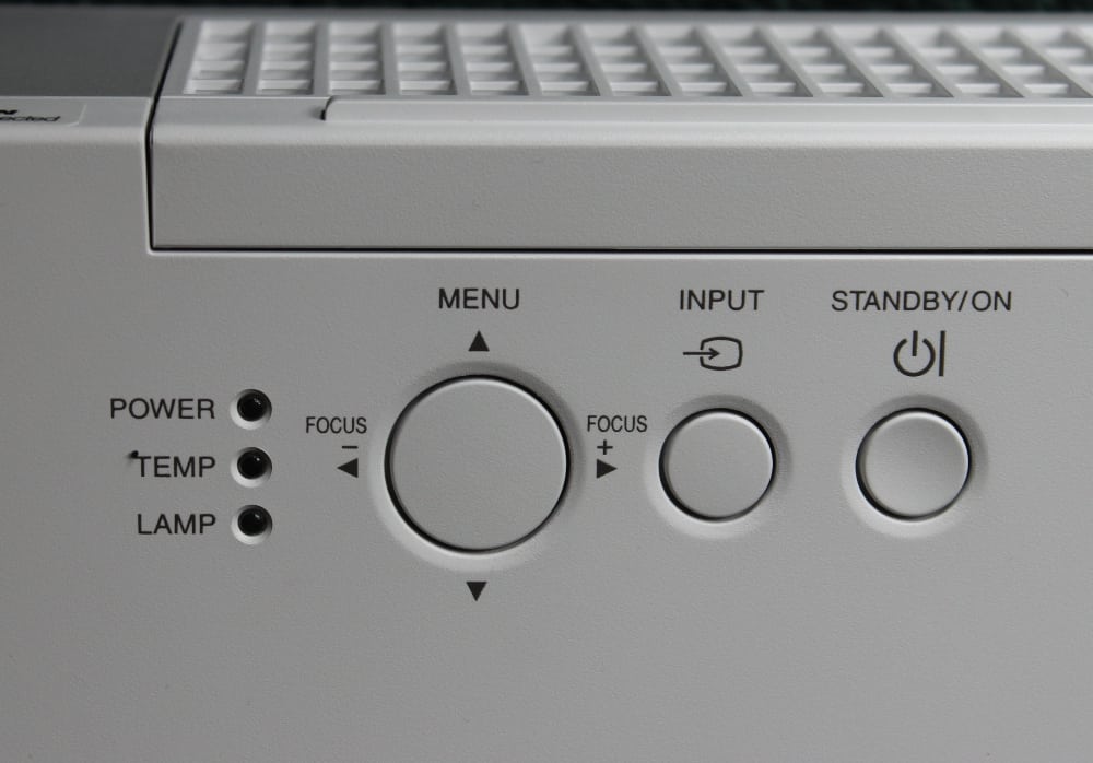 Hitachi cp-tw2503 Control Panel
