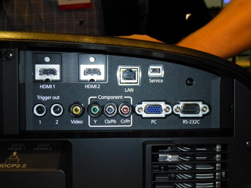 Epson LS10000 connector panel