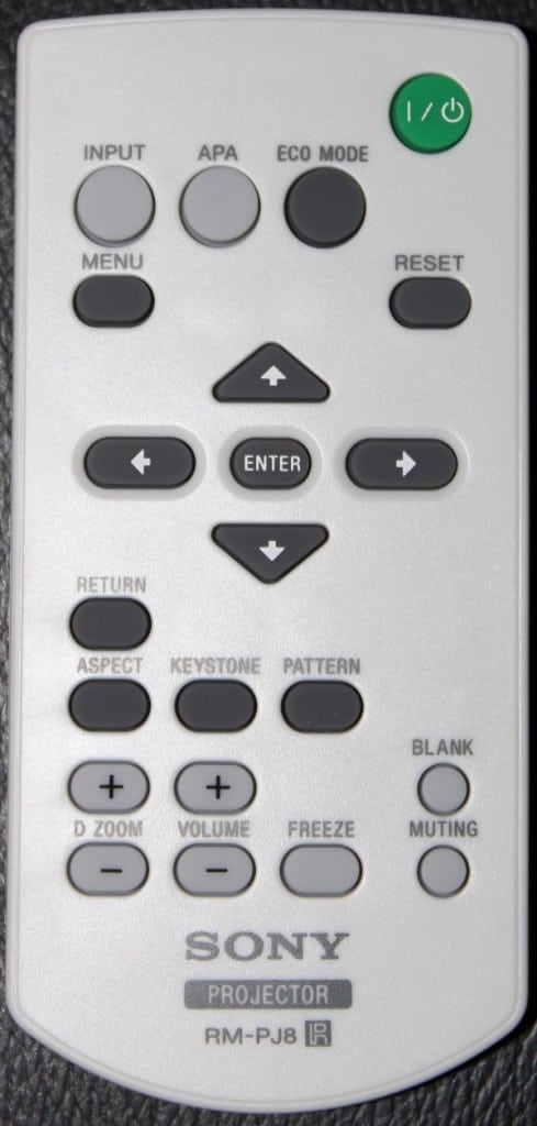 Sony VPL-CH375 Remote