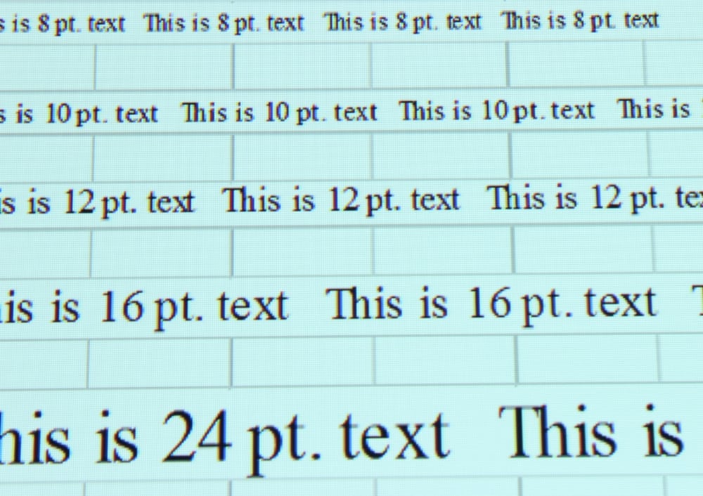 Image with 1440 x 900 Input Signal