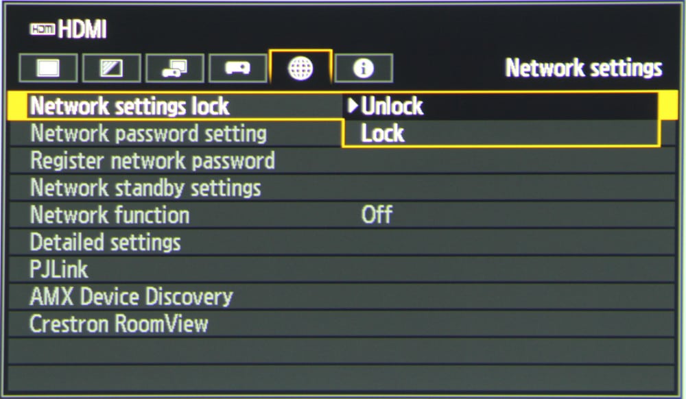 Canon WUX6000-Menu10-Network