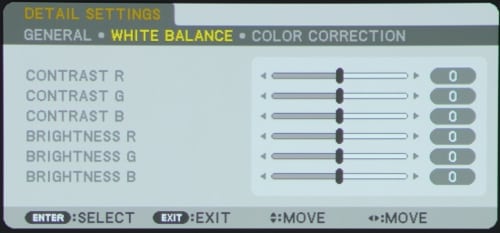 NEC 521U Menu-Adjust detailed pic2