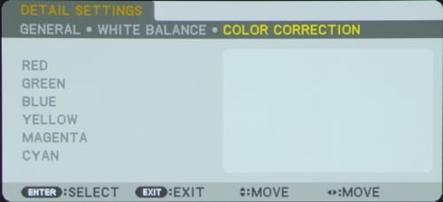NEC 521U Menu-Adjust detailed pic3