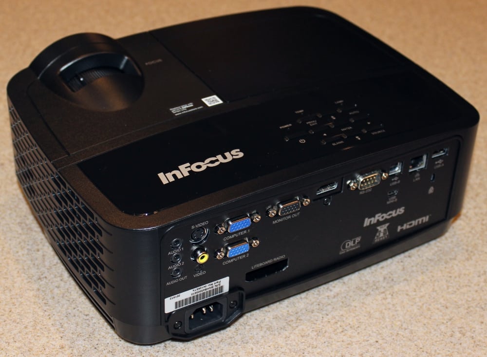 InFocus IN126STa Projector Review Hardware Tour Projector Reviews