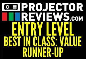 The ViewSonic PJD7822HDL wins our Entry Level Best in Class: Value Runner-Up award!