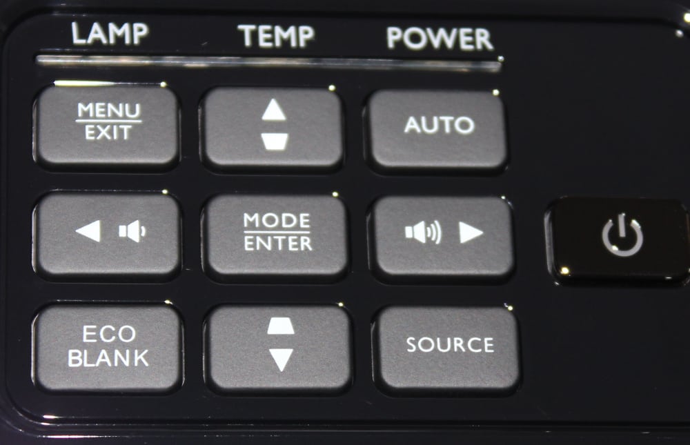 Benq MX631ST-control pad