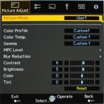 JVC RS600-Calibration-3