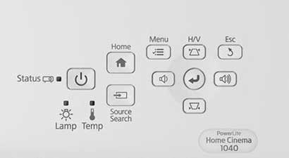 HC1040 control panel