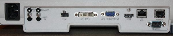 Canon WUX450ST-Connector Panel