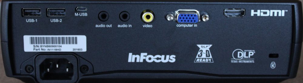 infocus-in1118hd-connector-panel