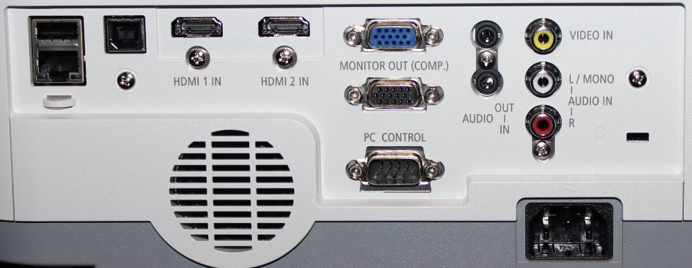 NEC NP-ME331W Connector Panel