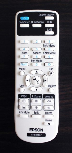Epson PowerLite 680 Remote Control