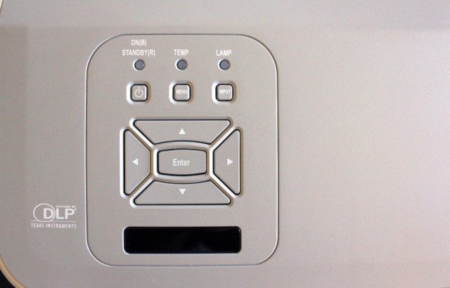 Optoma ZW300UST Control Panel