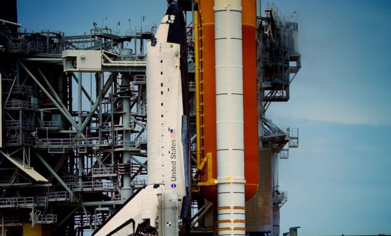 Journey To Space shuttle image at launch