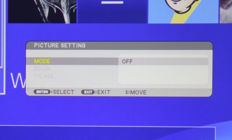 NEC NP-PA653UL Display Menu - Multi Screen Picture Setting