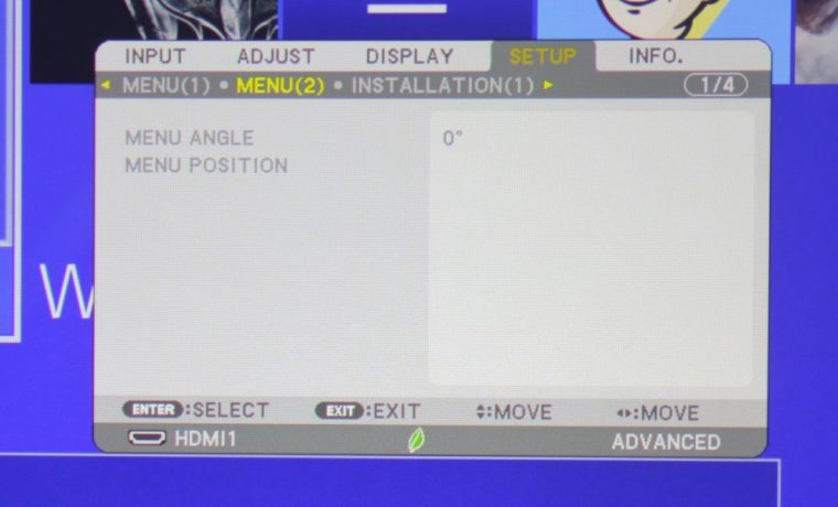 NEC NP-PA653UL Setup Menu - Menu 2