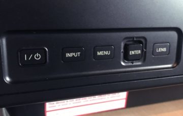 Sony VPL-VW885ES 4K Projector Control Panel