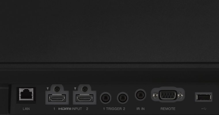 Sony VPL-VW885ES Inputs and Connectors