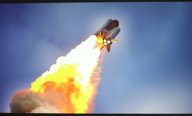 Casio XJ-L8300HN 4K Journey to Space Shuttle Blast Off
