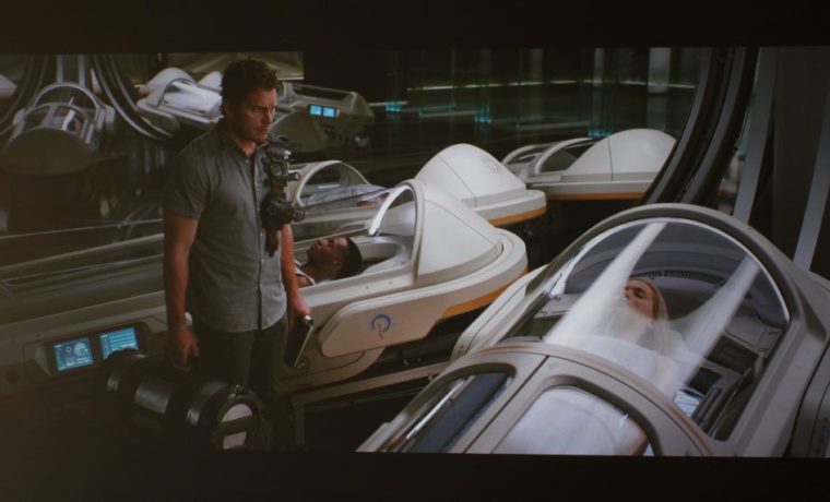 Elite Screens CineGrey 3D Screen 4K Passengers Sleep Chamber