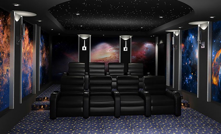 How To Home Theater DIY Space Theme