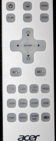 Acer V7850 remote control