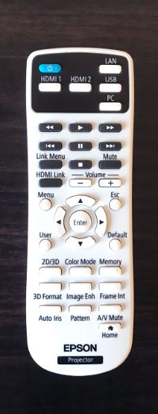 Epson-Home-Cinema-2150_Remote-Control