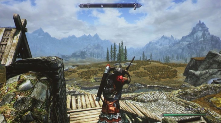 Acer K138ST Video Game Skyrim