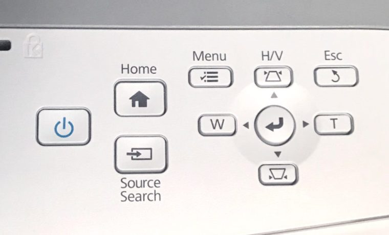 Epson BrightLink 710Ui Interactive Projector Control Panel