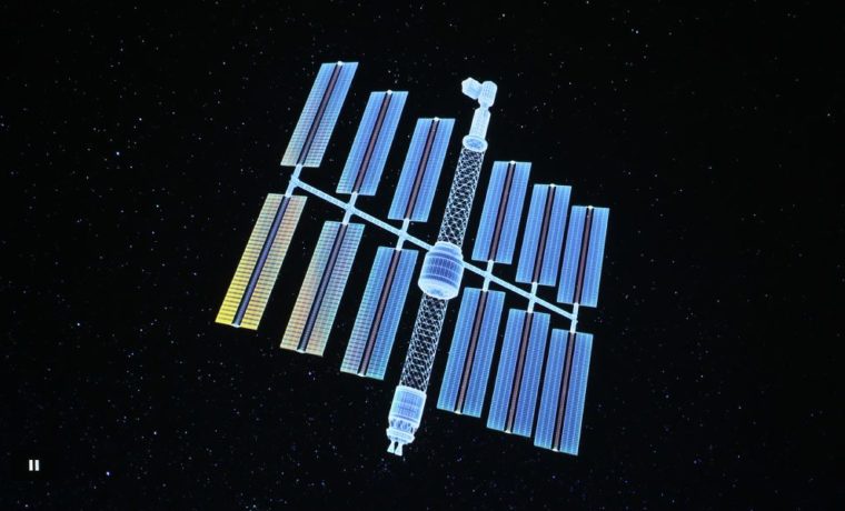 Epson BrightLink 710Ui Journey to Space Satellite Rendering