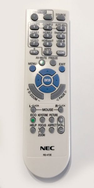 NEC NP-P474U Remote Control