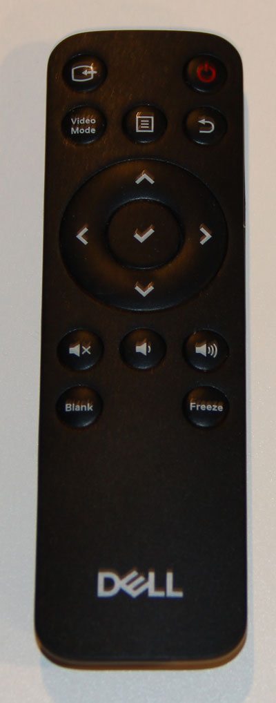 Replacement Remote Control For Dell S718QL, P519HL, M318WL, S518WL Laser Projectors