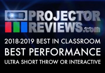 2018-2019 Best in Classroom Ultra Short Throw or Interactive Best Performance