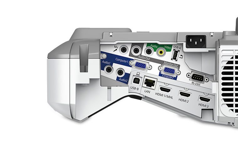 Epson PowerLite 675W Projector Inputs and Connectors