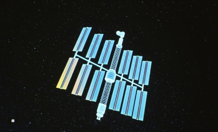 Optoma W460 Journey to Space Satellite Rendering