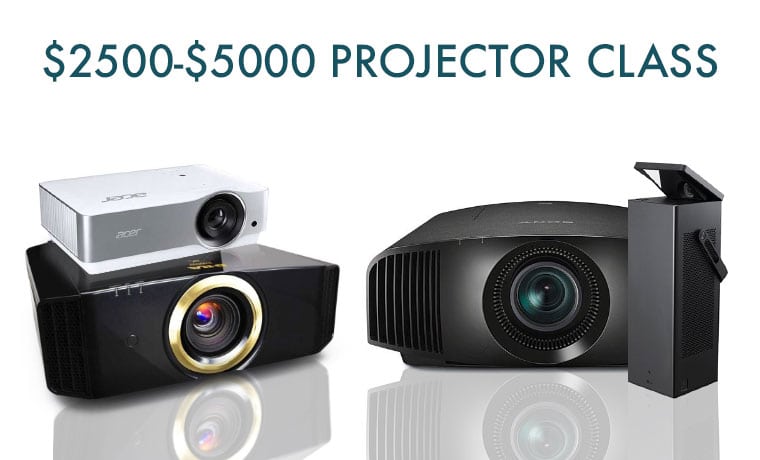 Projector Reviews 2018 Best Home Theater Projectors Report $2500-5000