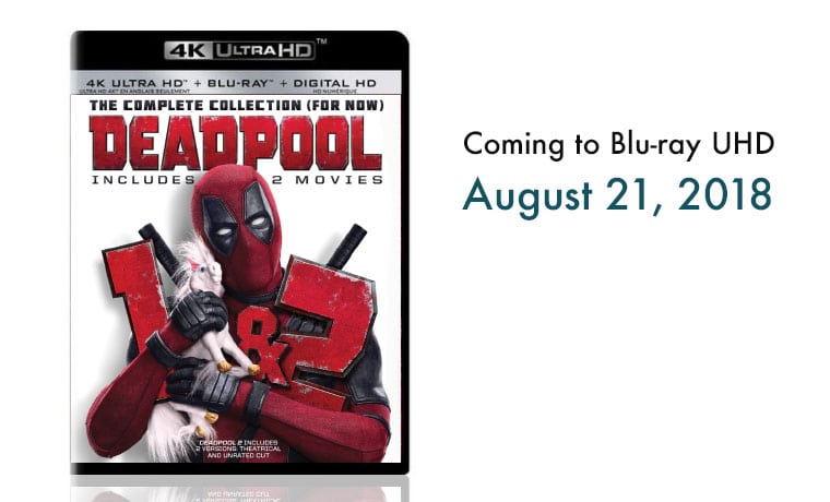 5 Marvel Superhero Movies That Are Coming To Blu-ray 4K UHD Deadpool The Complete Collection