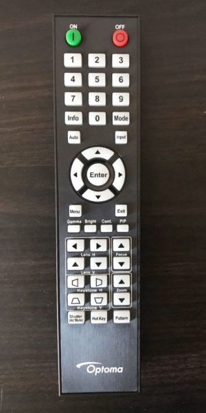 Optoma-ZU660_Remote-Control