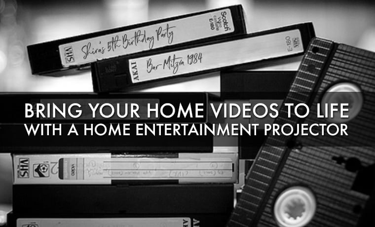 Bring Your Home Videos to Life With a Home Entertainment Projector