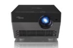 The Front of the Optoma UHL55 Smart 4K Home Theater Projector