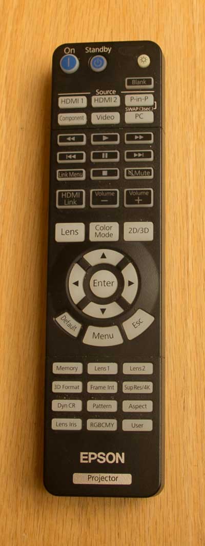 Epson remote control photo