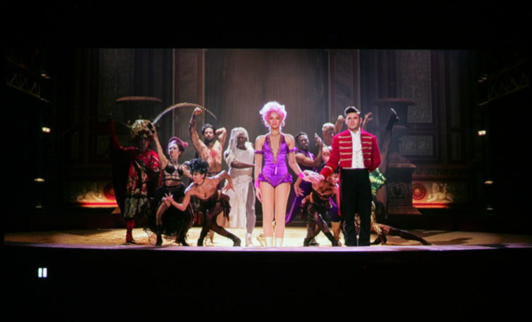 ViewSonic M1 Projected Image The Greatest Showman