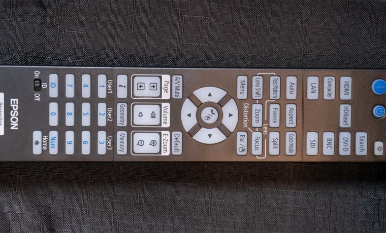 Epson Remote Control for the L1755UNL and their other L Series projostors